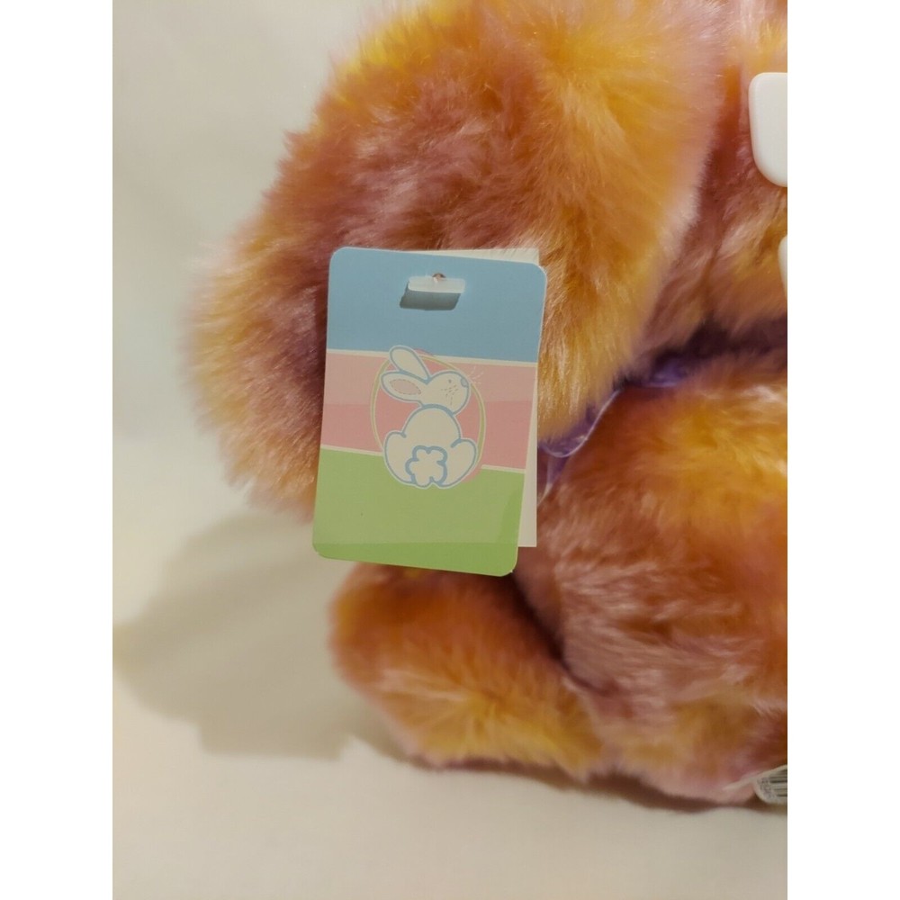 Walmart Easter Bunny Rabbit Carrot Ear 1990's Stuffed Animal Plush Vintage NEW - Picture 7 of 10